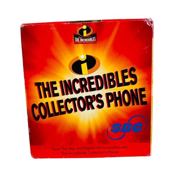 SBC Disney Pixar The Incredibles Collectors Phone Style Telephone Caller ID NIB - Picture 2 of 6